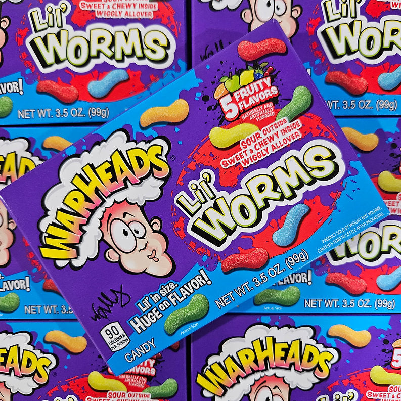 Warheads Lil' Worms 99g (Seconds)